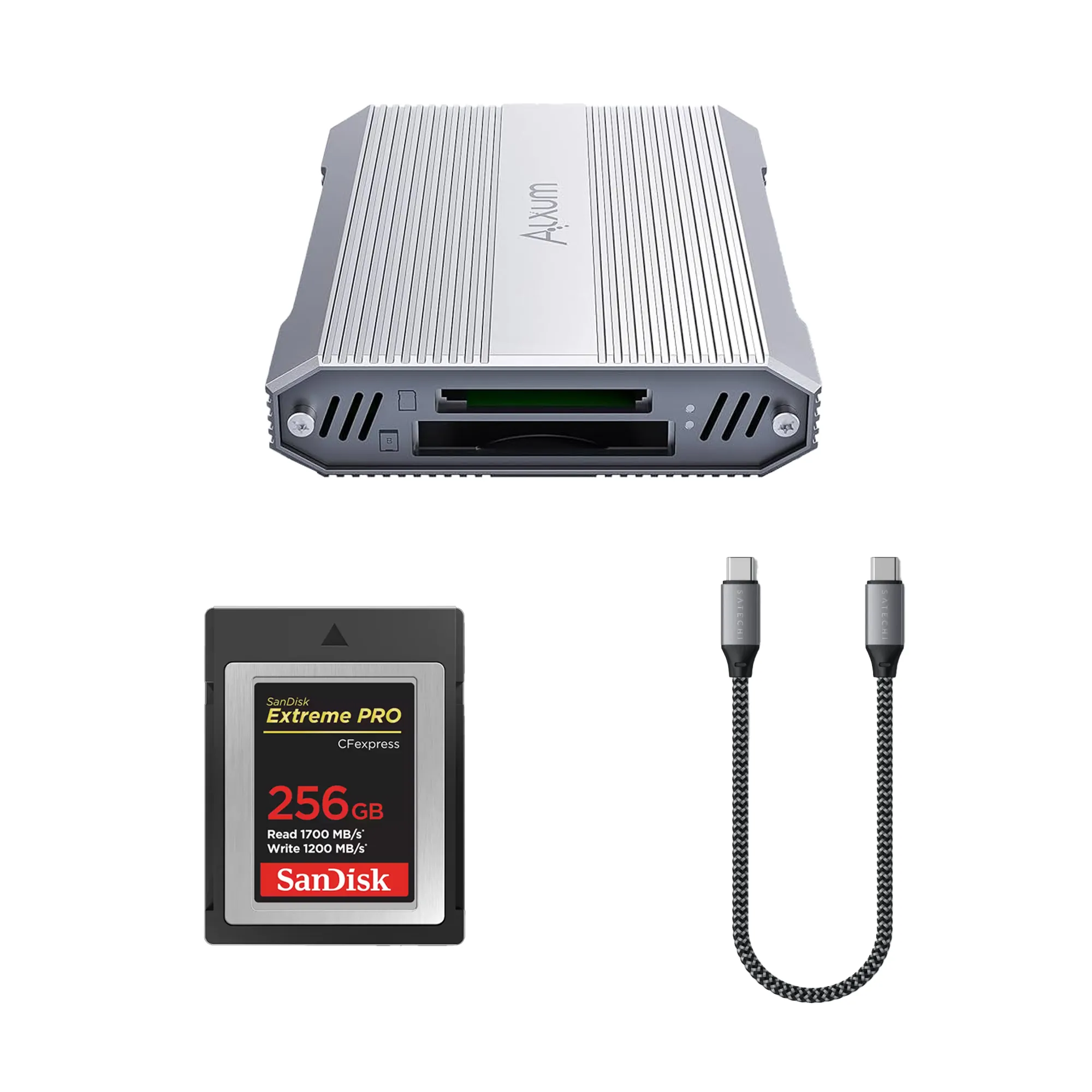 Sandisk CF Express Type B Card (256GB) & USB-C Card Reader