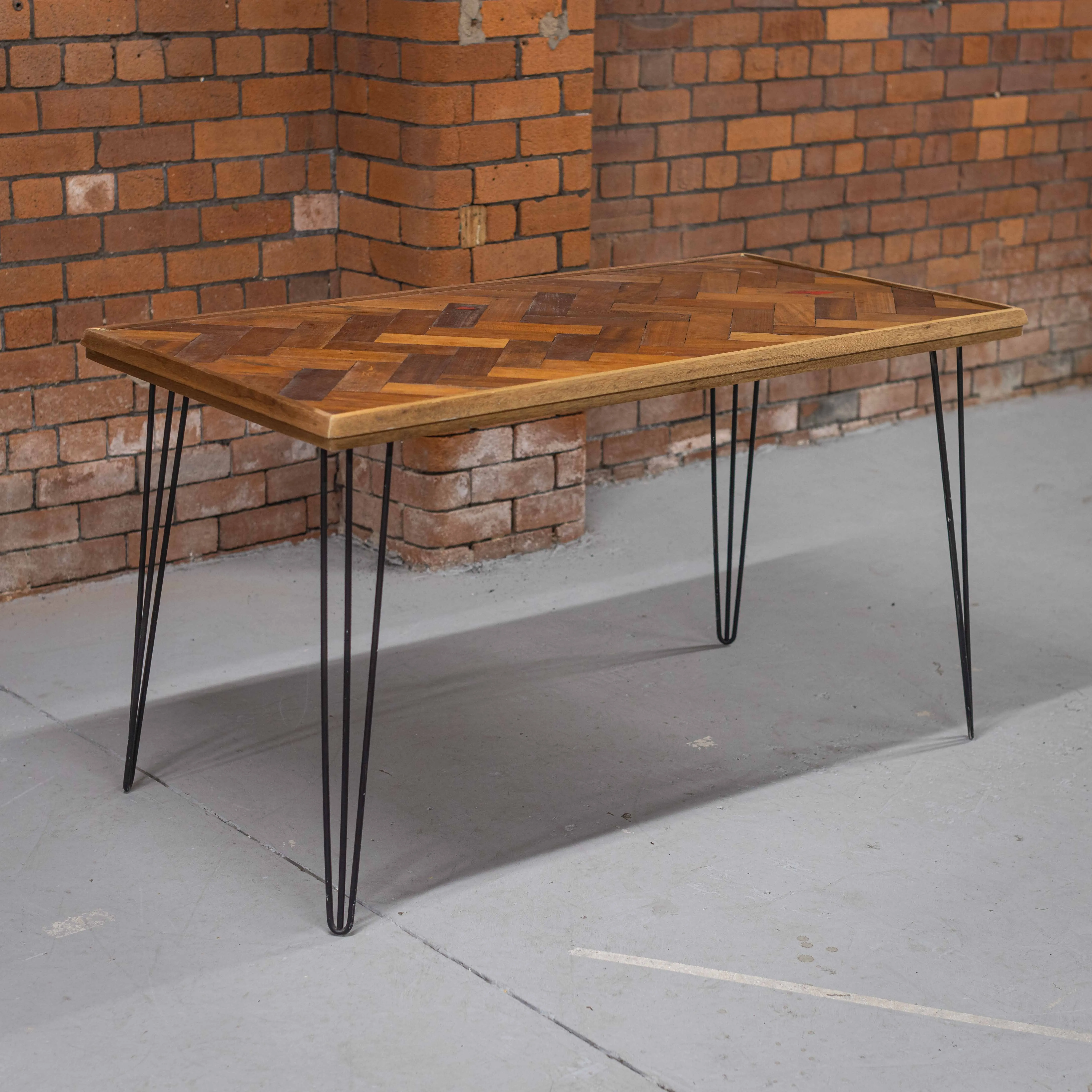 Parquet Wooden Table