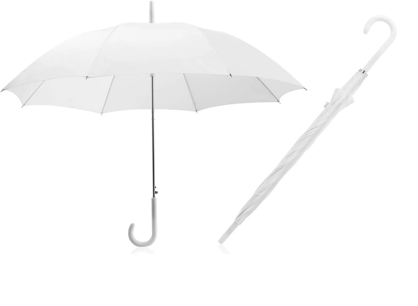 Formal Umbrella (clear with white handle)