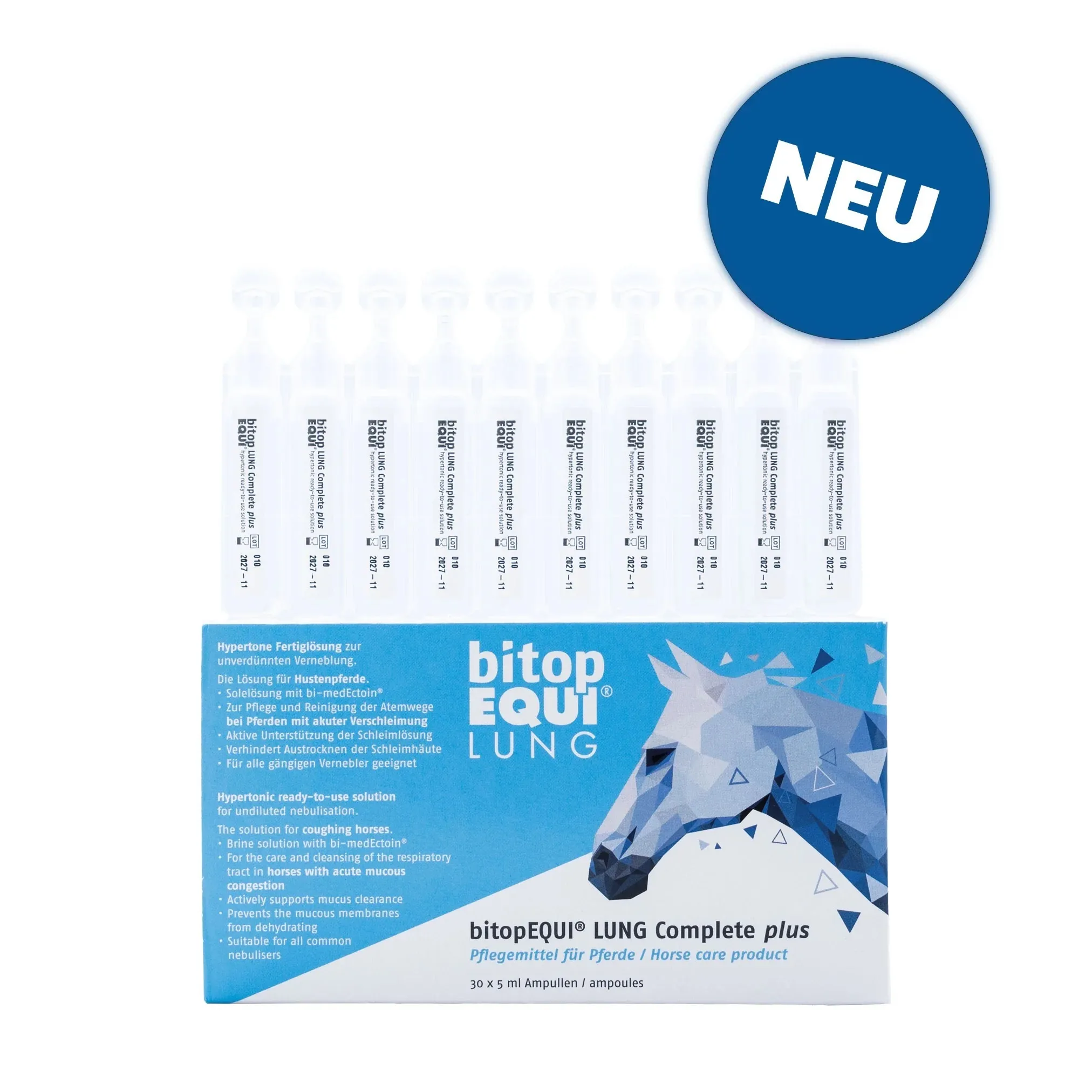 bitopEQUI LUNG Complete plus (30 x 5ml)