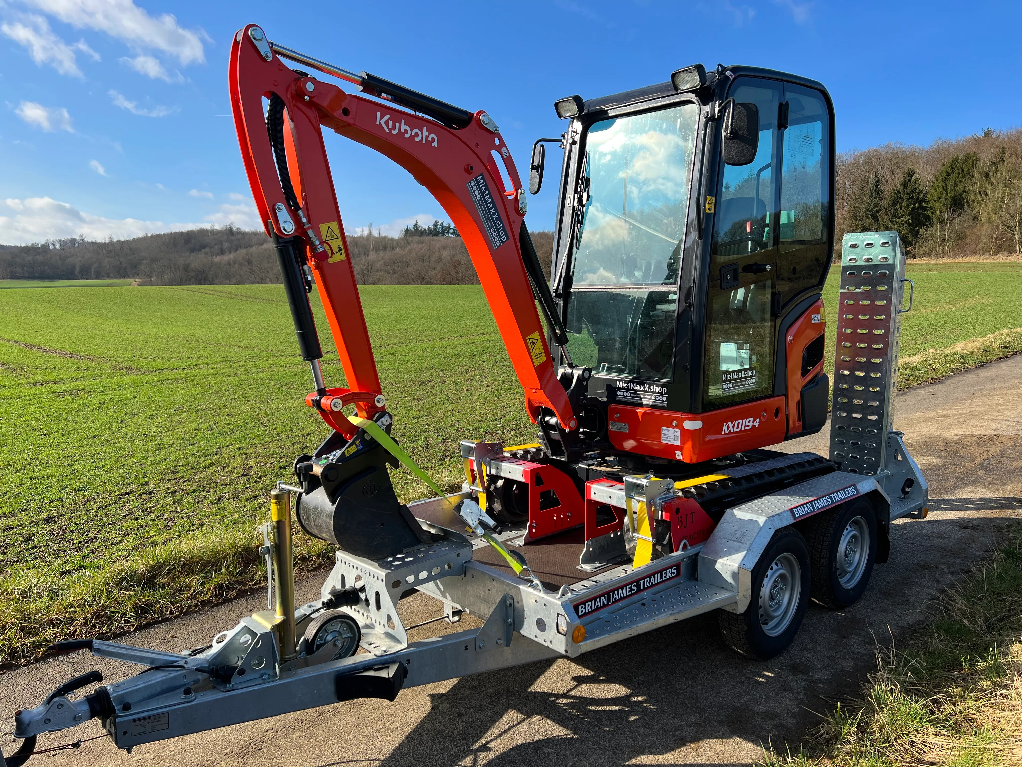 SALE | Bagger Anhänger Brian James BJT DiggerPlant