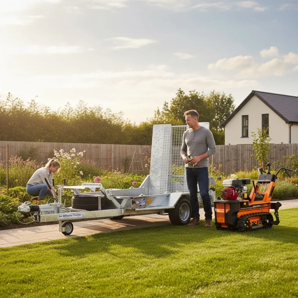 Rasenschälmaschine + Anhänger (-25%)