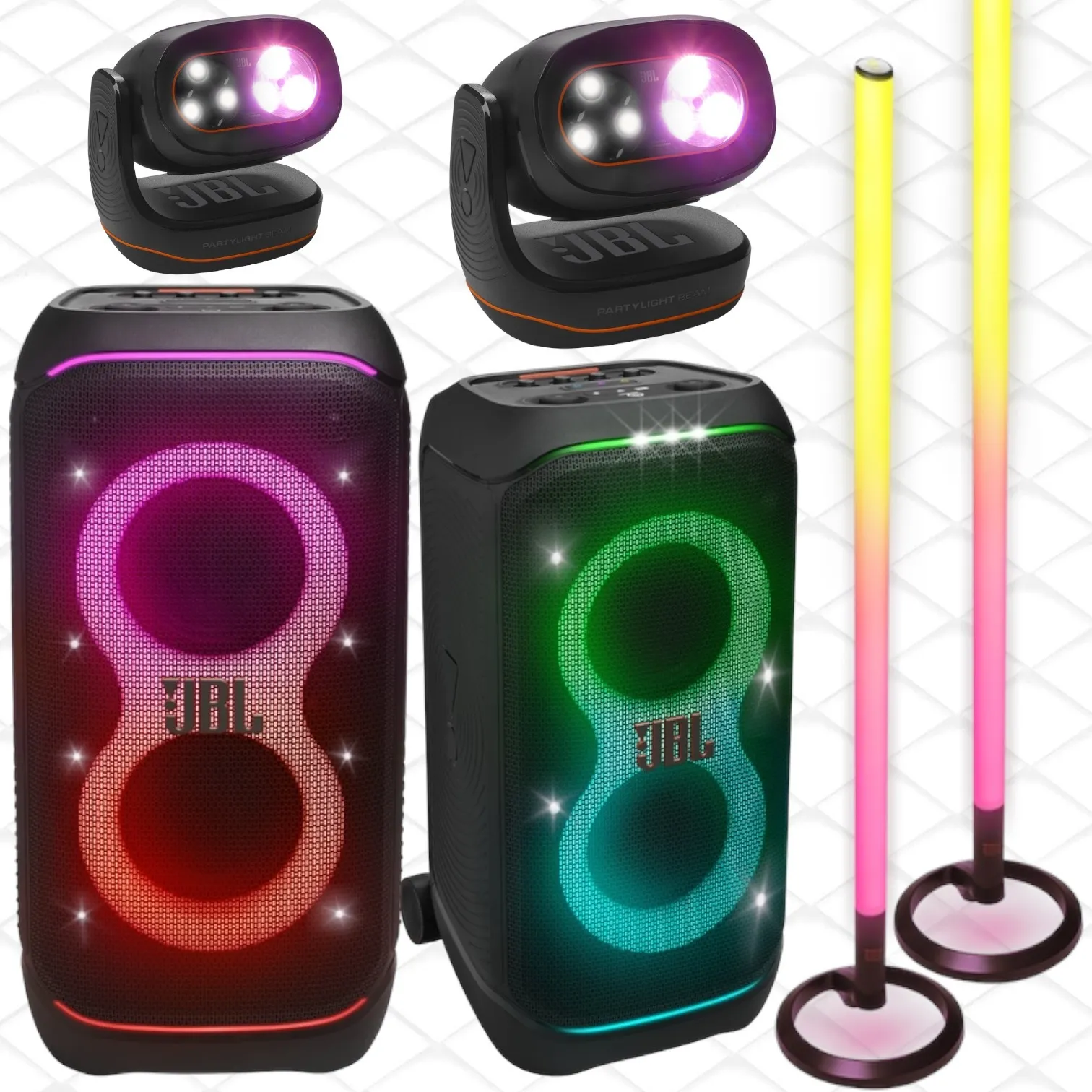 2x JBL 320 + 2x Beam + 2x Stick (-20%)