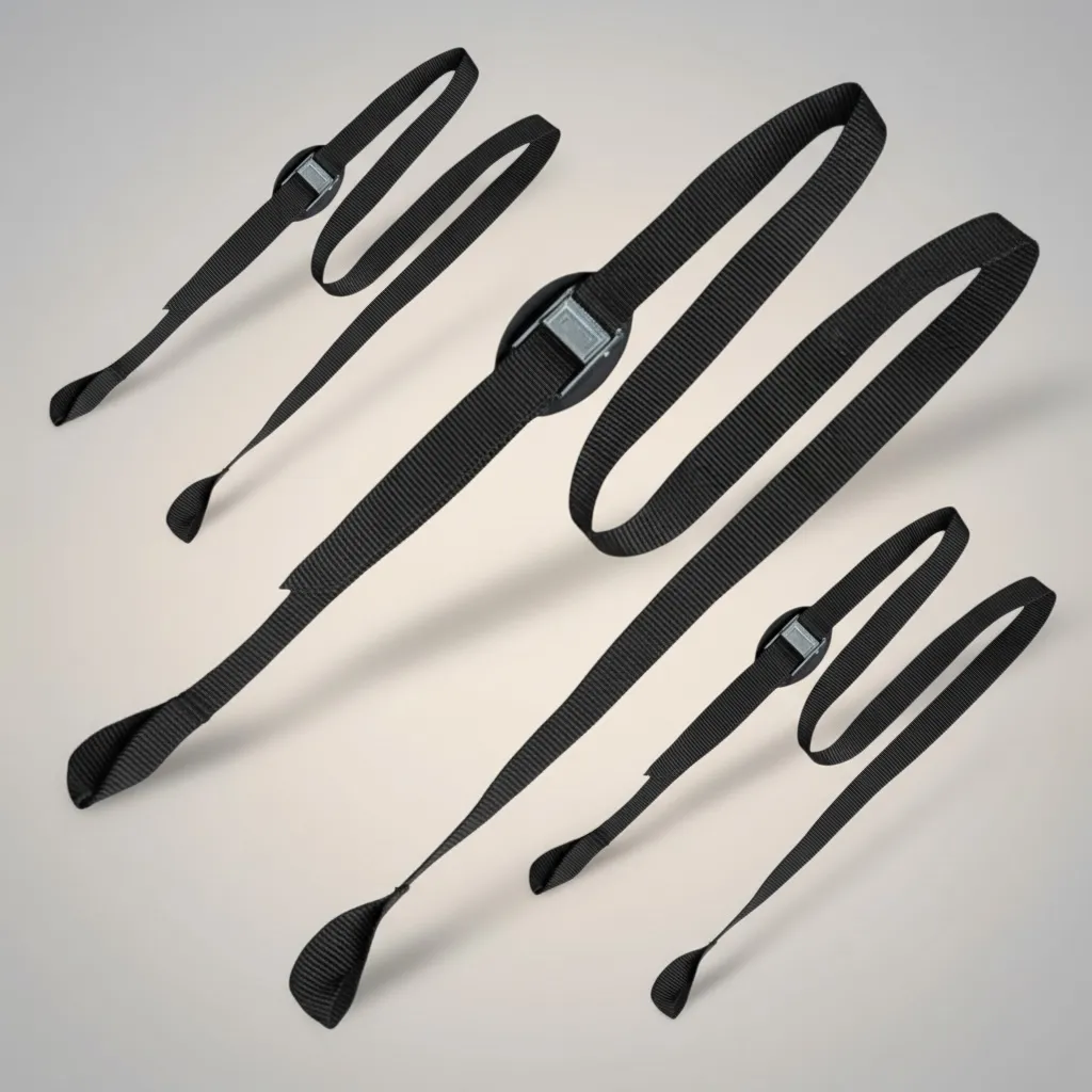 3x Haltegurt mit Klemmschließe