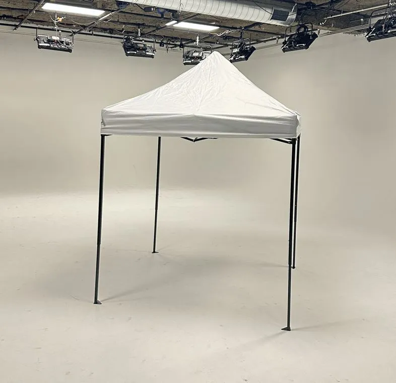 Cobizi Pop-up Tent, White 6.5'L x 6.5'W x 7'-10'H  