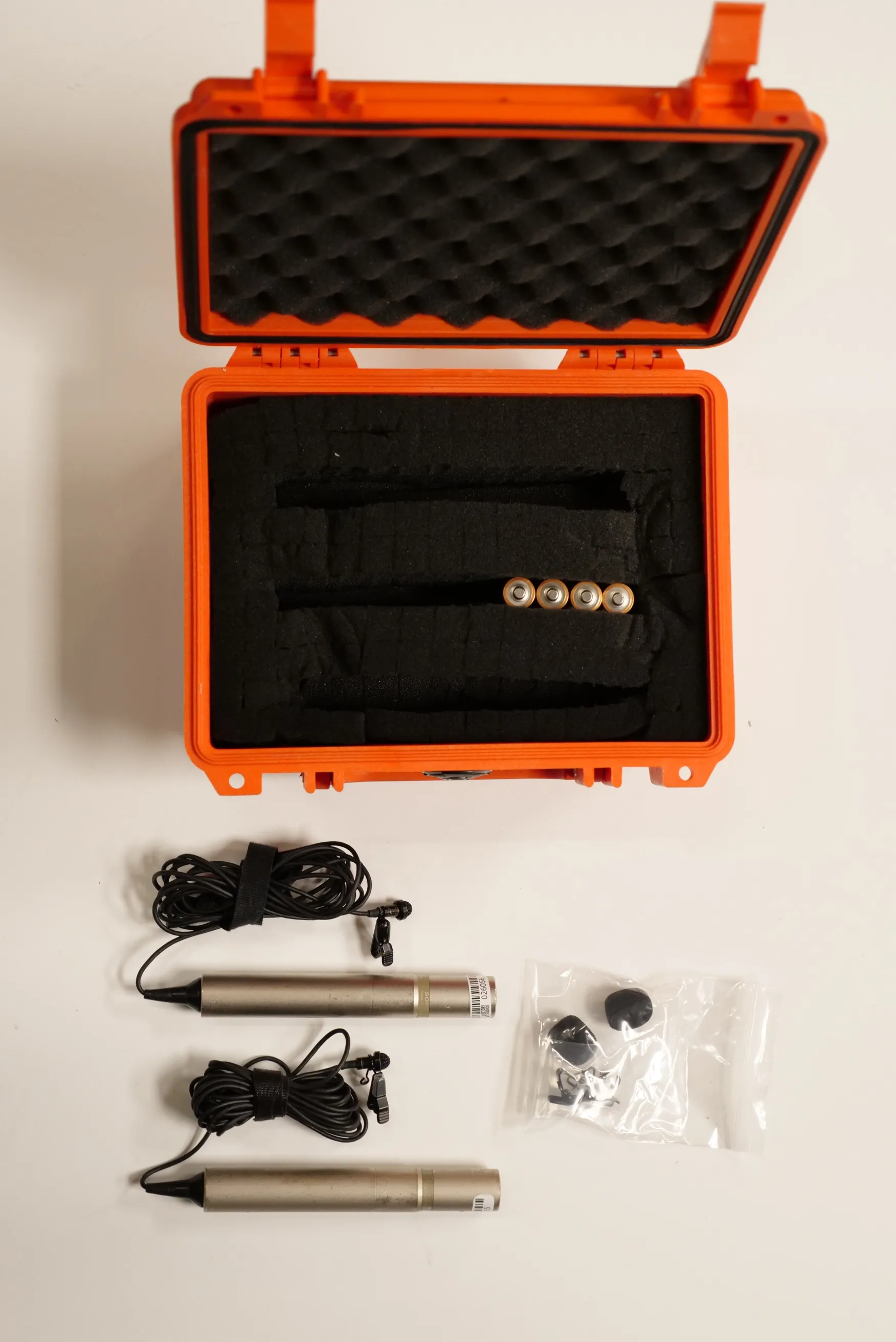 Sony ECM77B Omni-Directional Electret Condenser Wired Lavalier Microphones Dual Kit