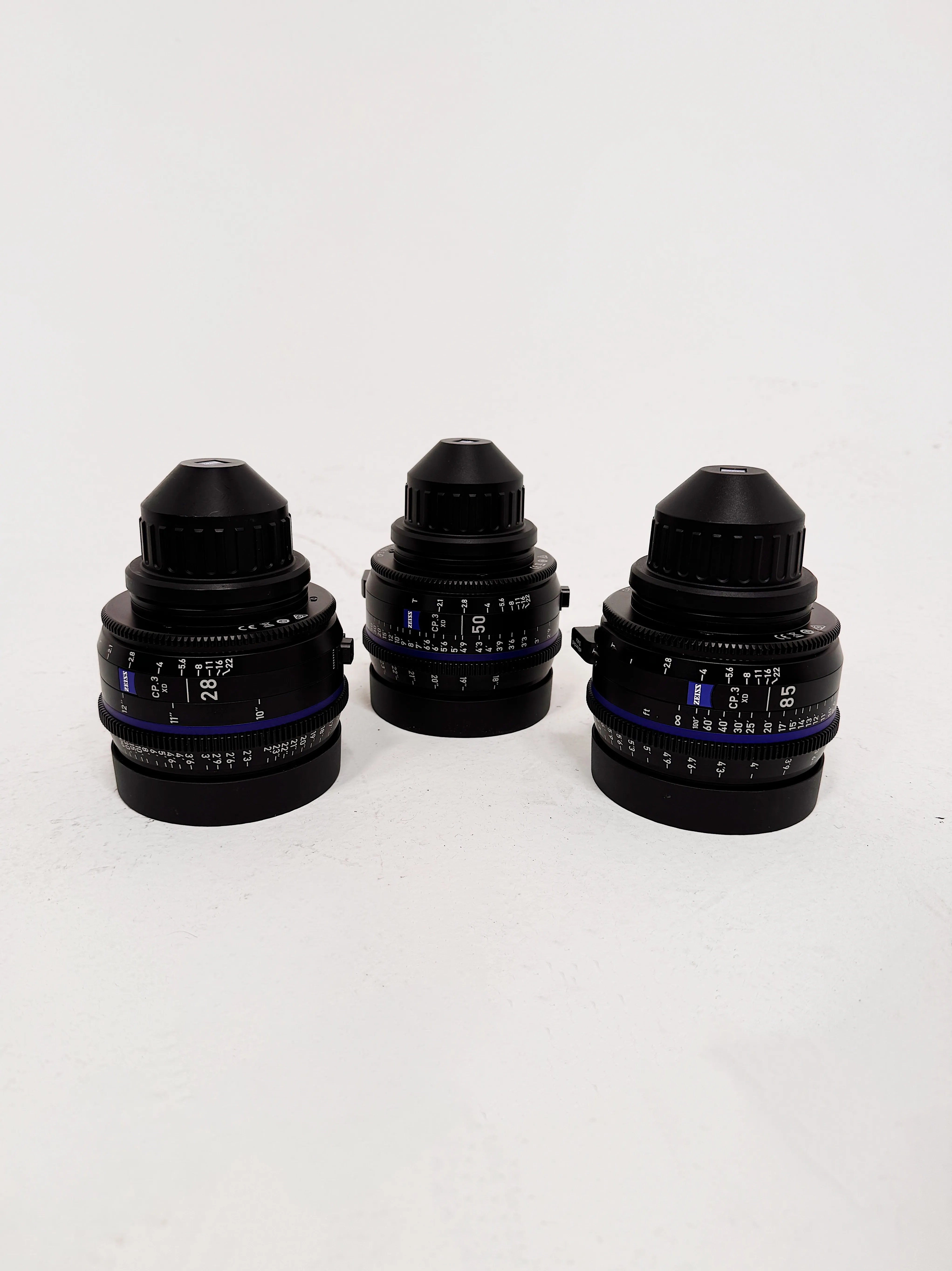 Zeiss CP.3 Prime PL Mount 3Lens Package