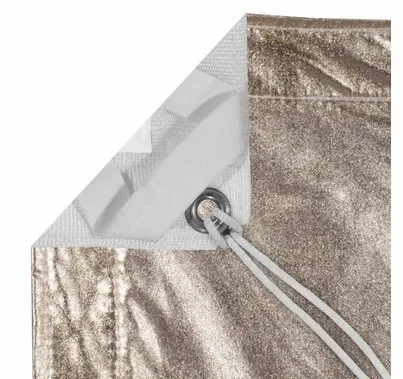 20x20 Gold/white