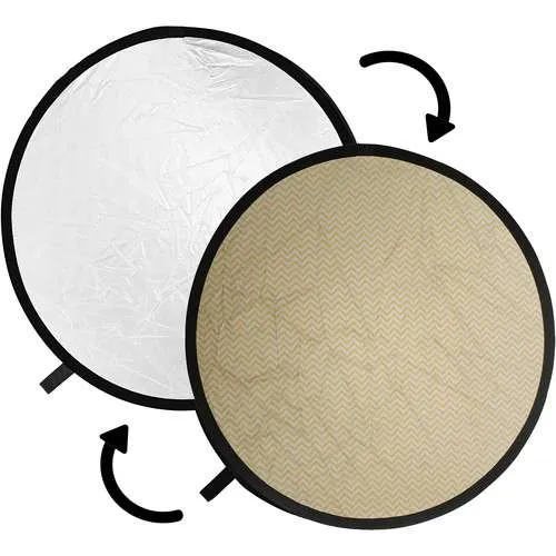 60" Gold/white flex-fill bounce