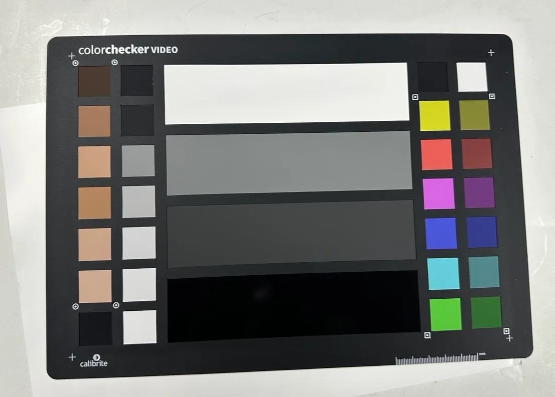 Calibrite Colorchecker VIDEO Professional Video Camera Target