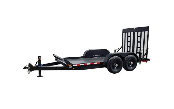 7' x 14' Scissor Lift Trailer - Double 7k Axles