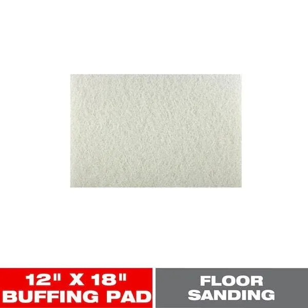 White Pads 12" x 18" Sanding Sheet