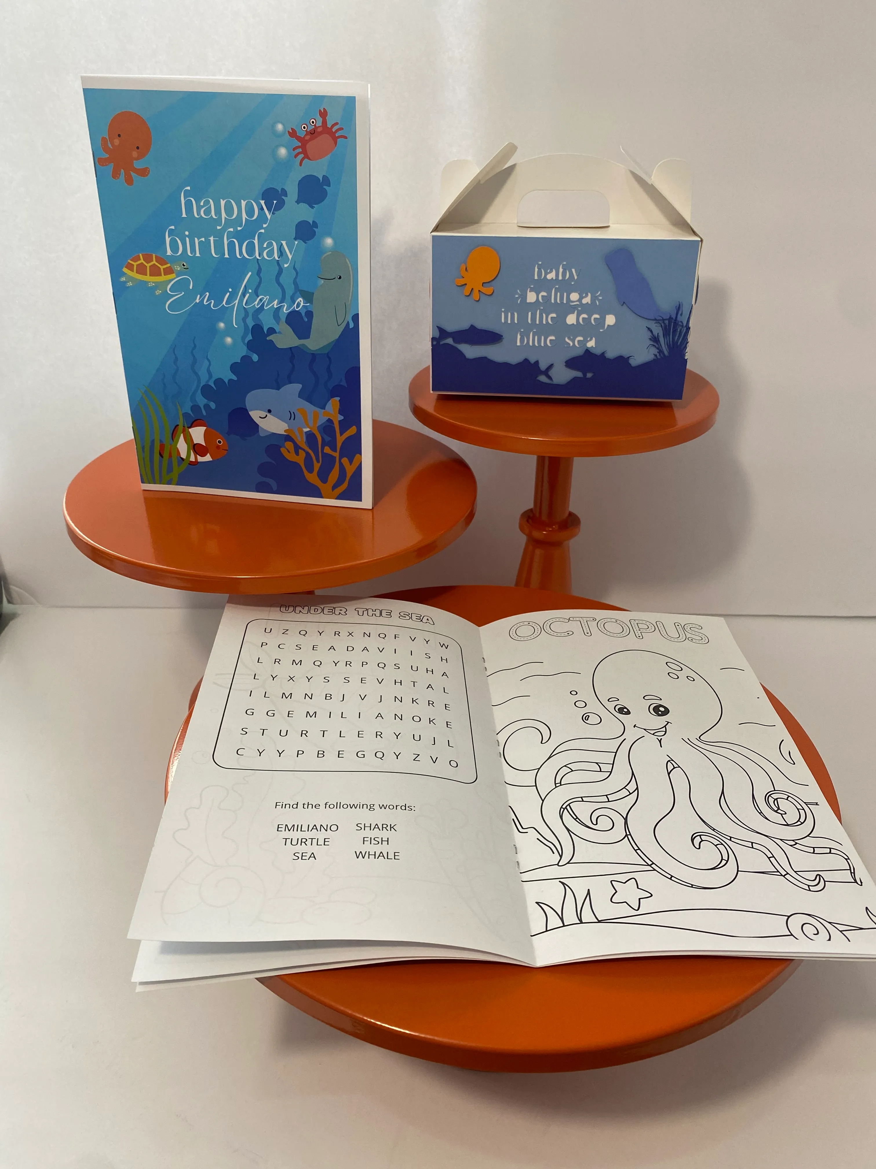 12 Custom Coloring Books