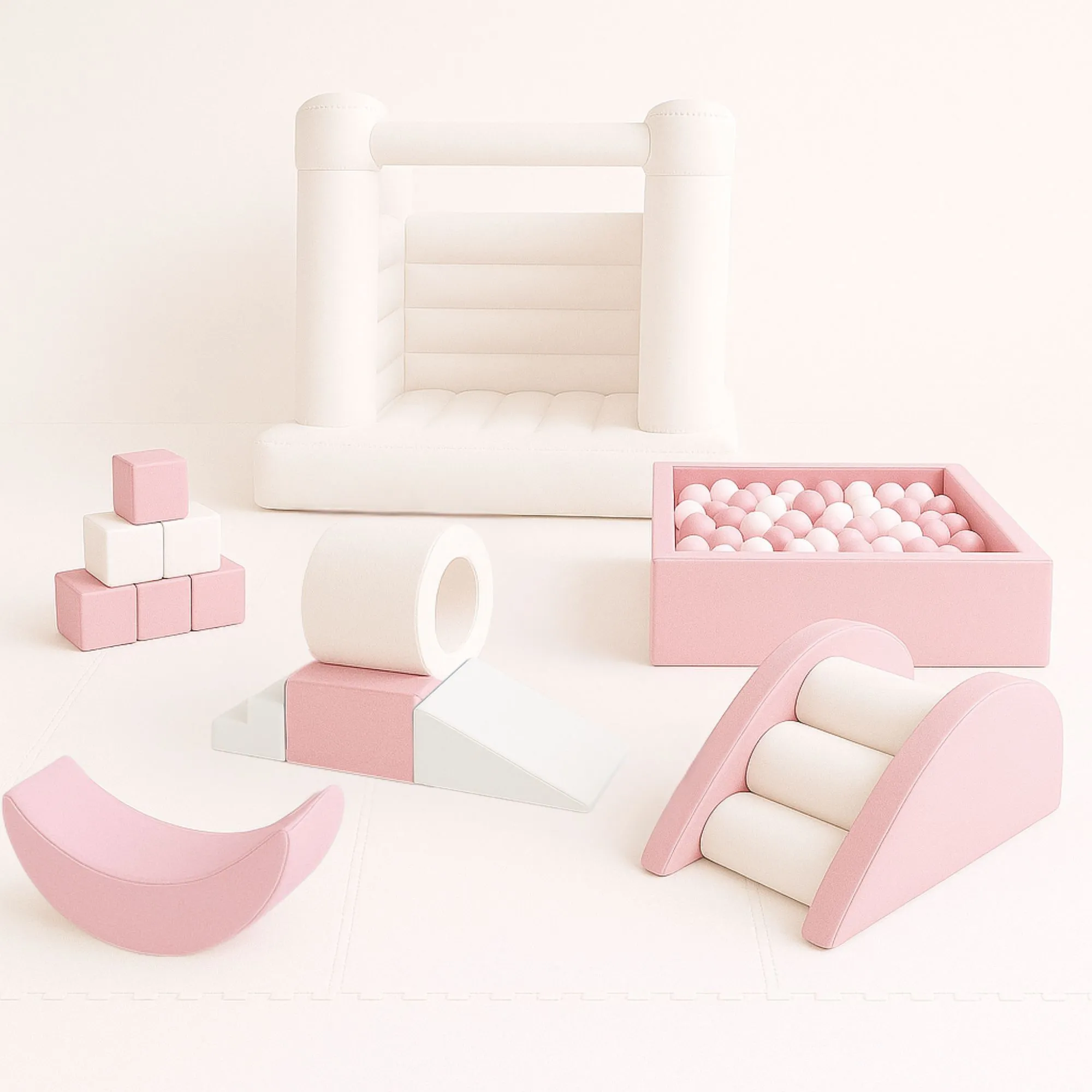 Pink and White - Toddler Play Set-Up