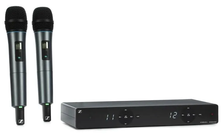 Rent Sennheiser Analog Wireless Handheld Microphone Rental (Pair) - (Self Collect and Return)
