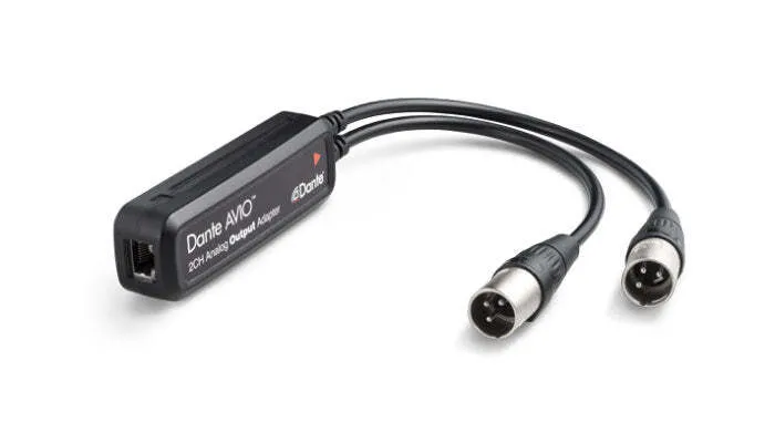 Audinate Dante AVIO ADP-DAO-AU-0X2 2-Channel Analog Output Adapter