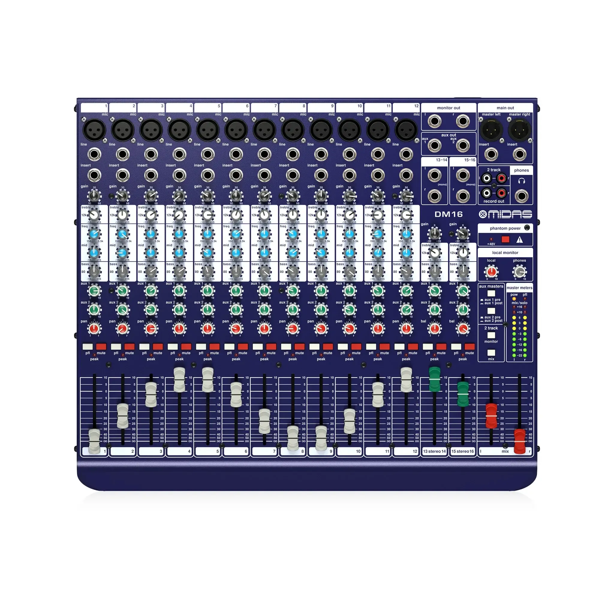 Rent Midas DM16 16-channel Analog Mixer