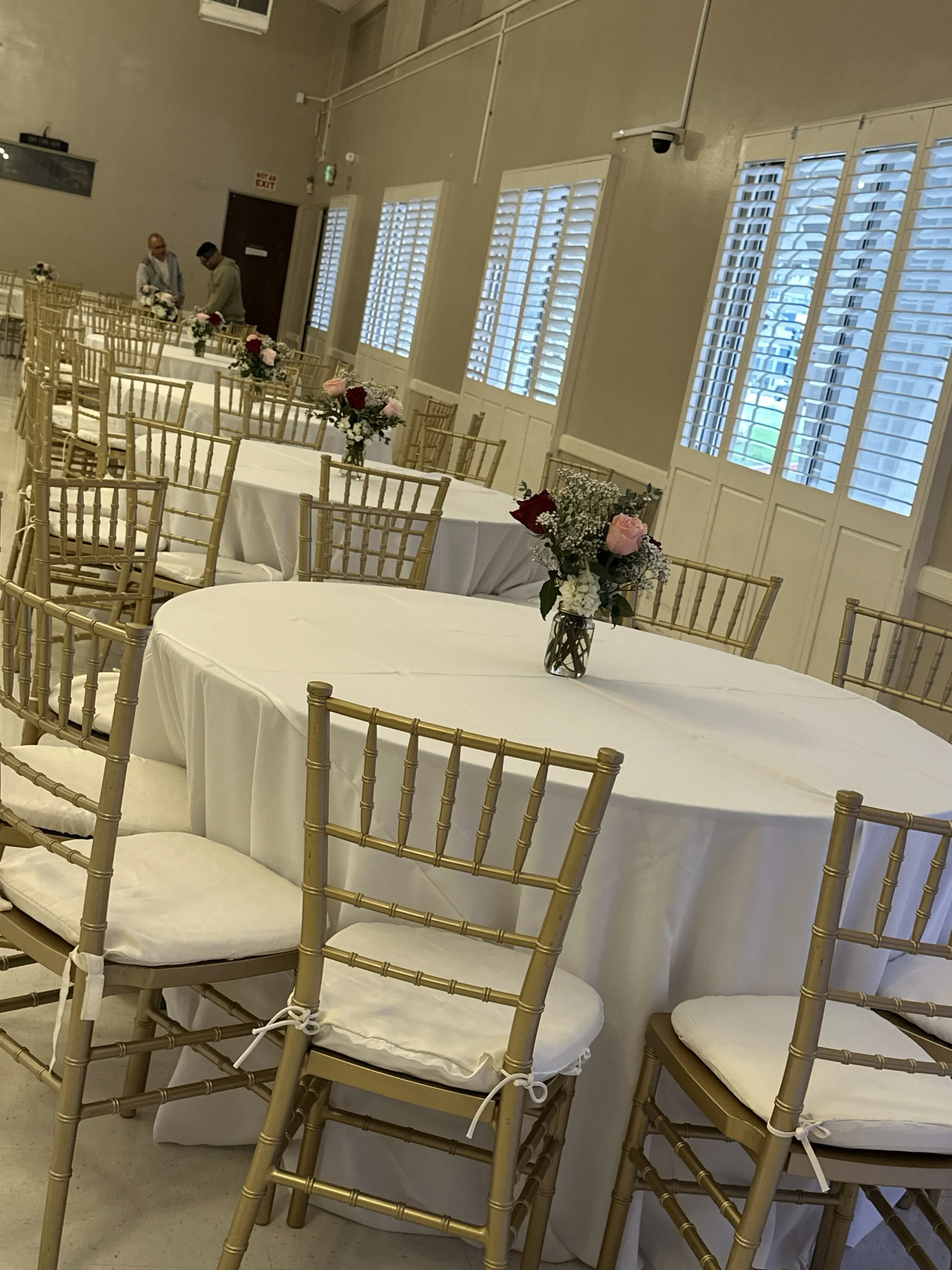 polyester ivory table cloth