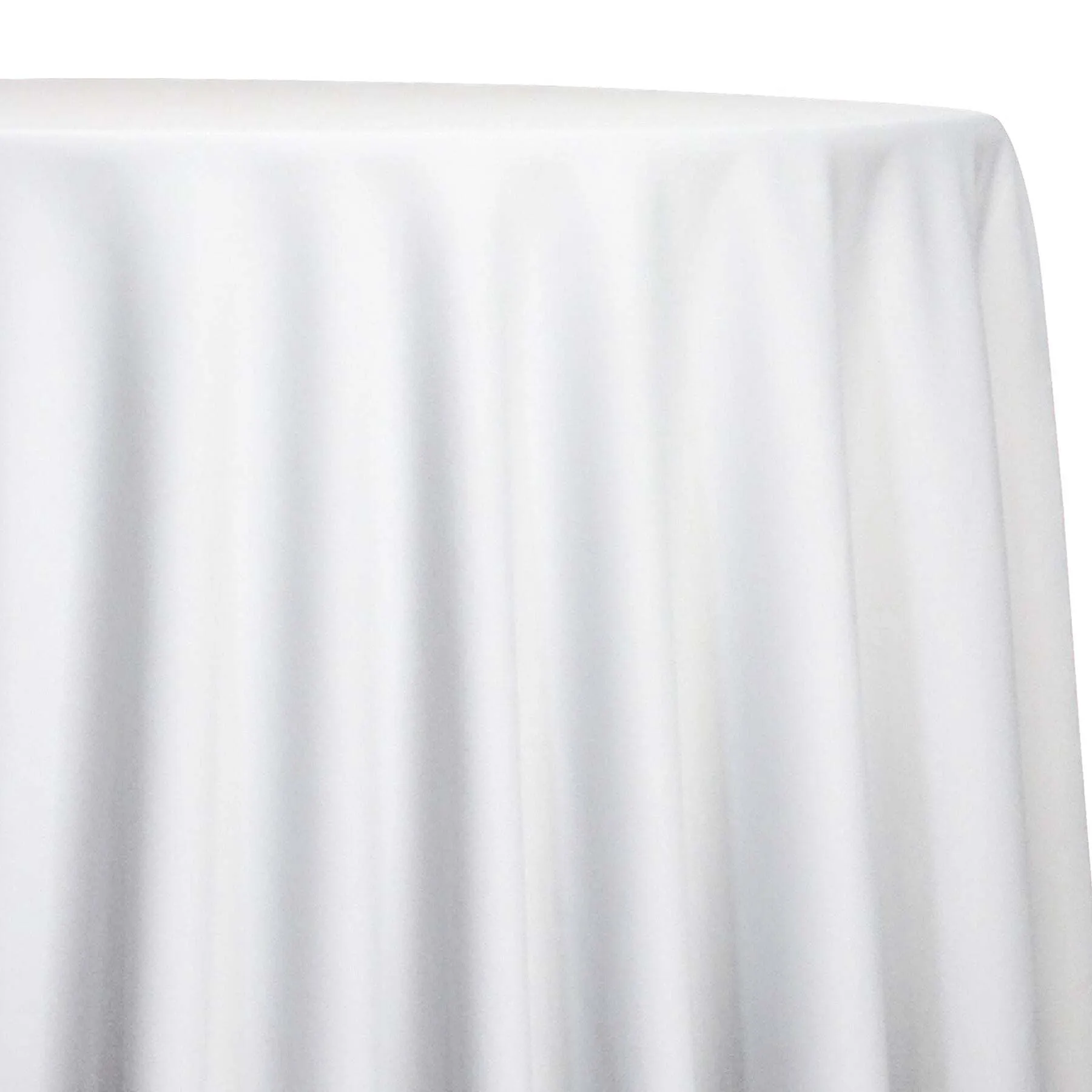 Polyester white table cloth