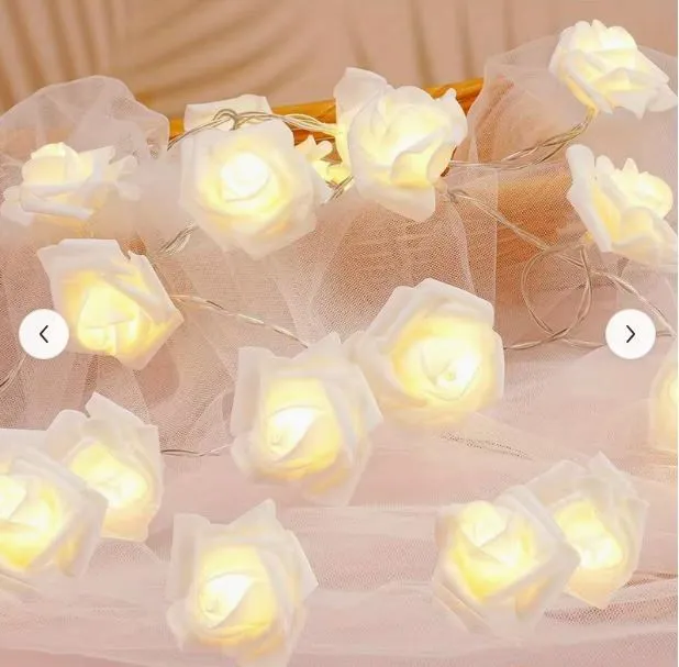 String Lights - LED Rose 