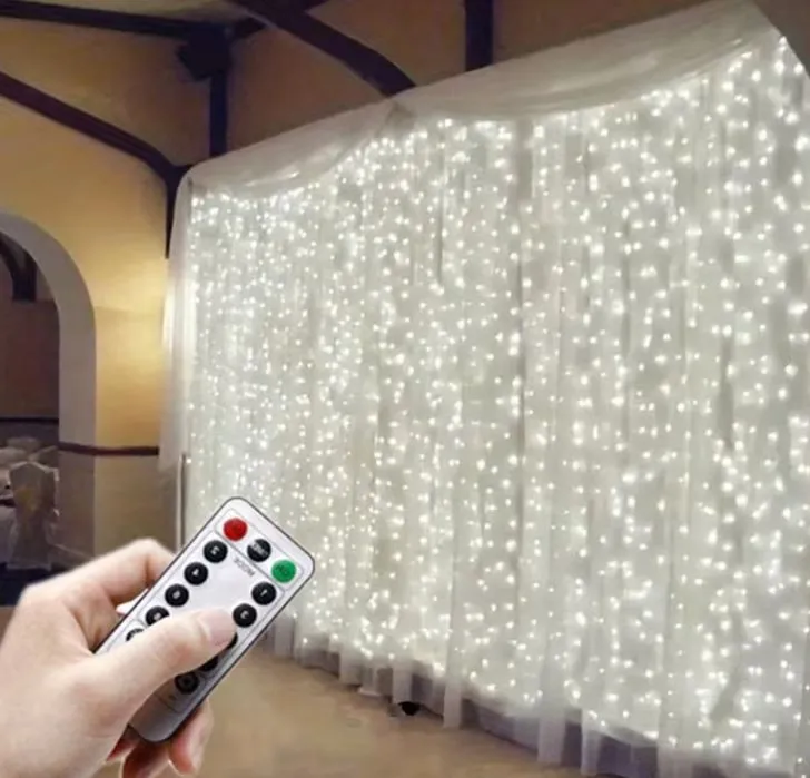 Fairy Curtain Lights with Remote