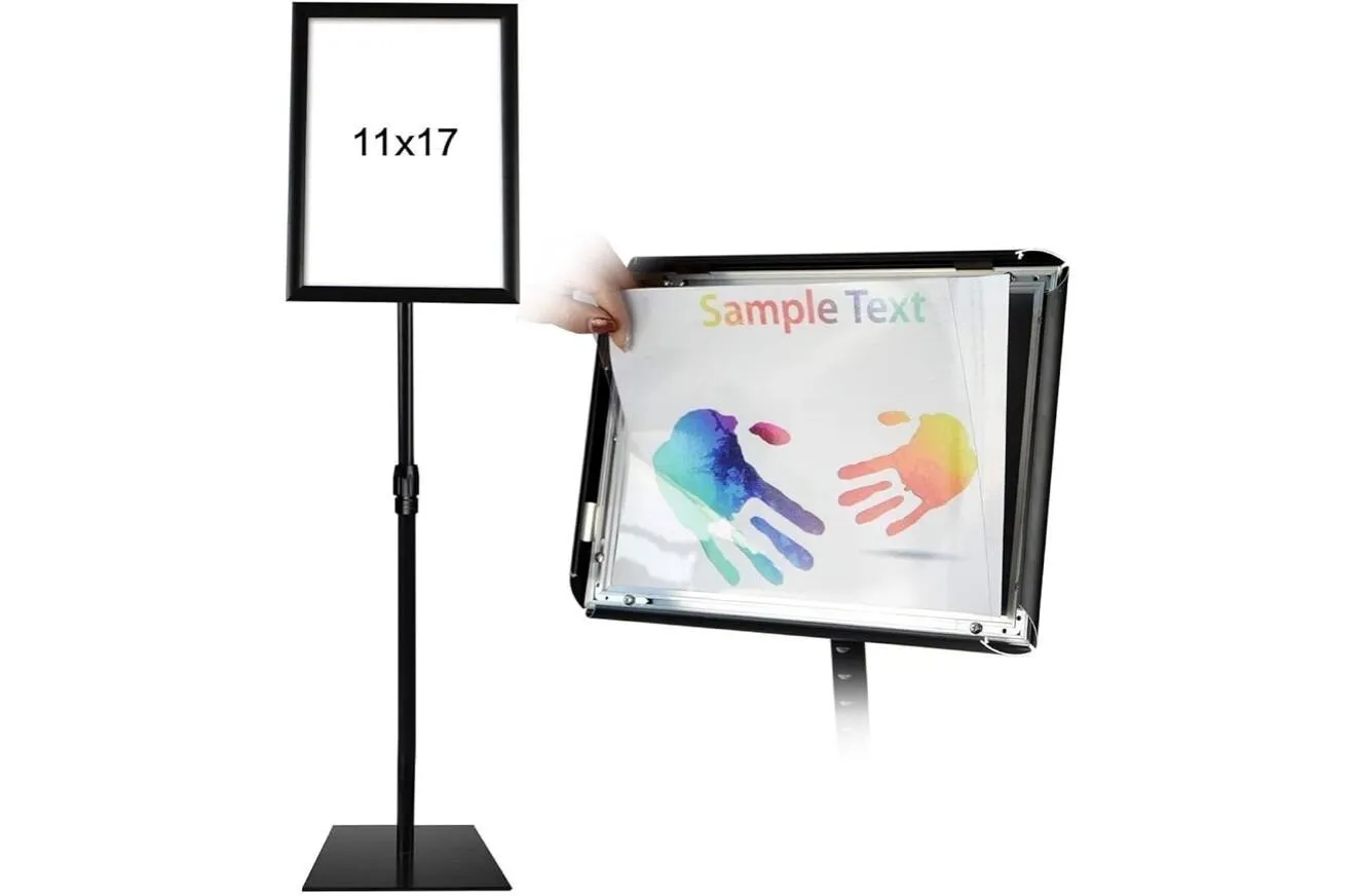 Heavy Duty Pedestal Poster Stand