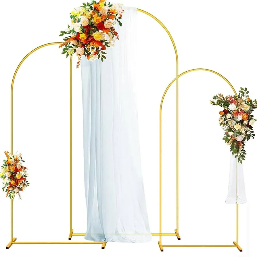 Gold Metal Arch Set 