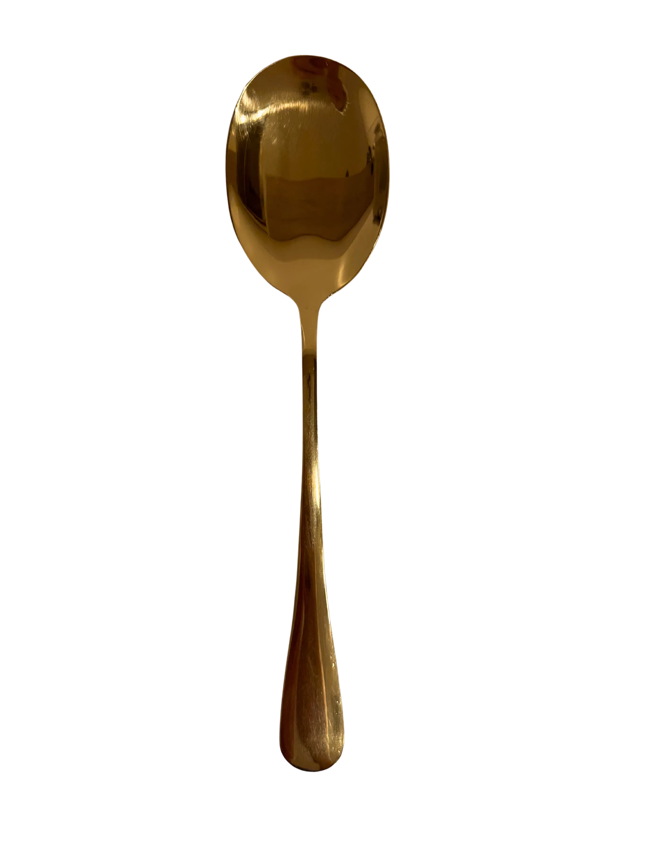 Gold Brass Serving Spoon