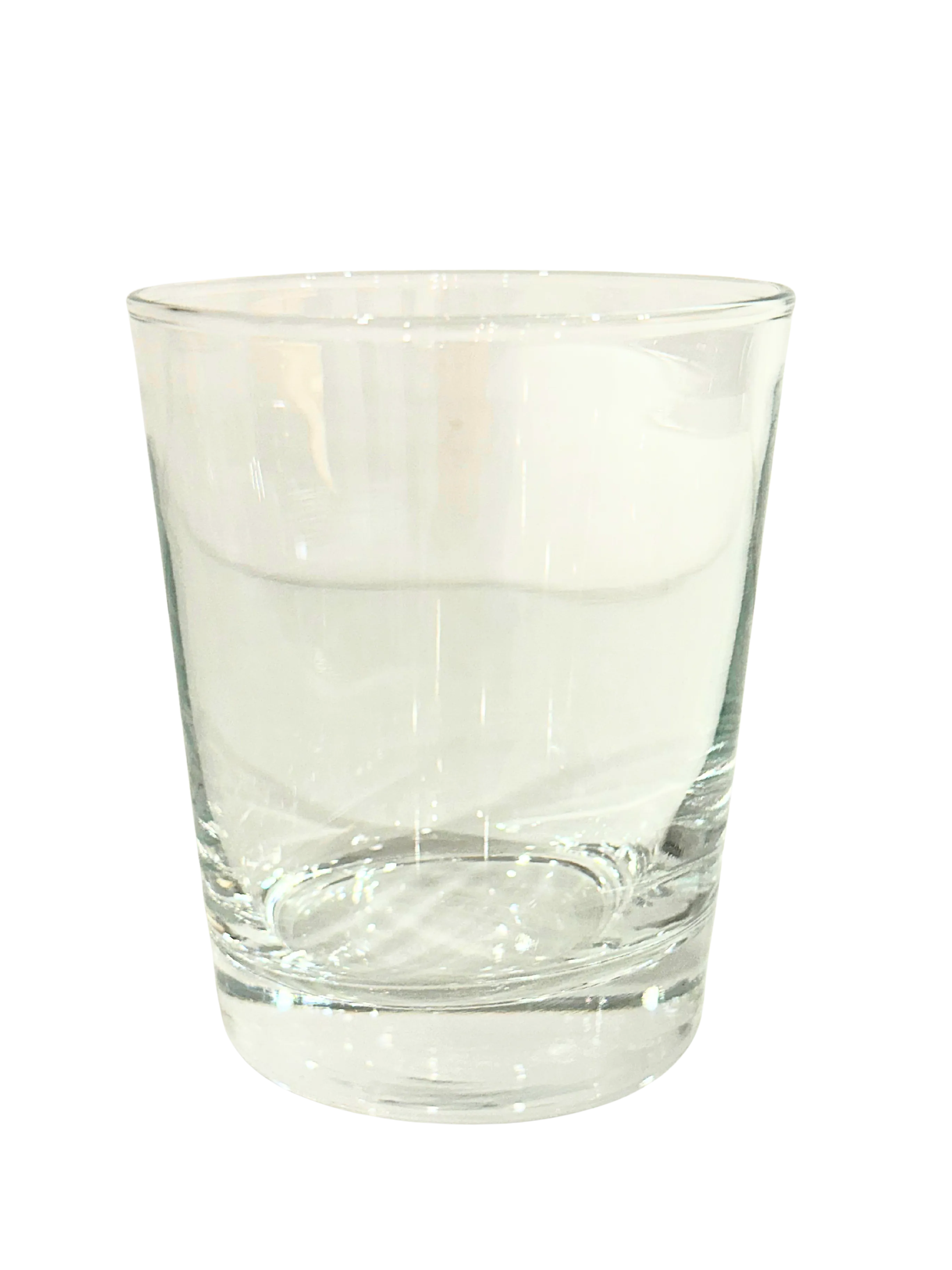 Clear drinking glass 