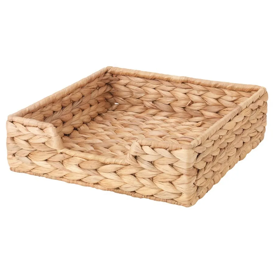 Rattan dinner napkin size holders 