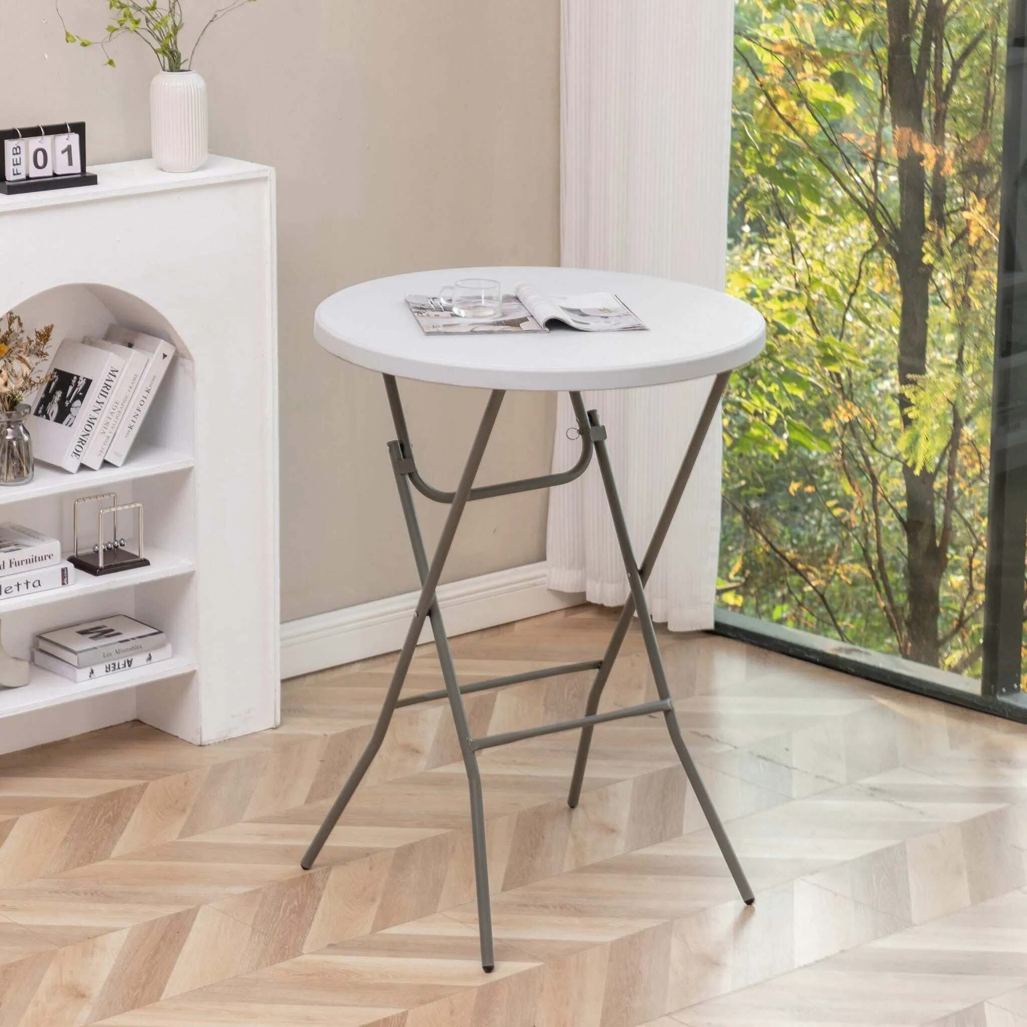 Table - Round Bar Height - 32 in