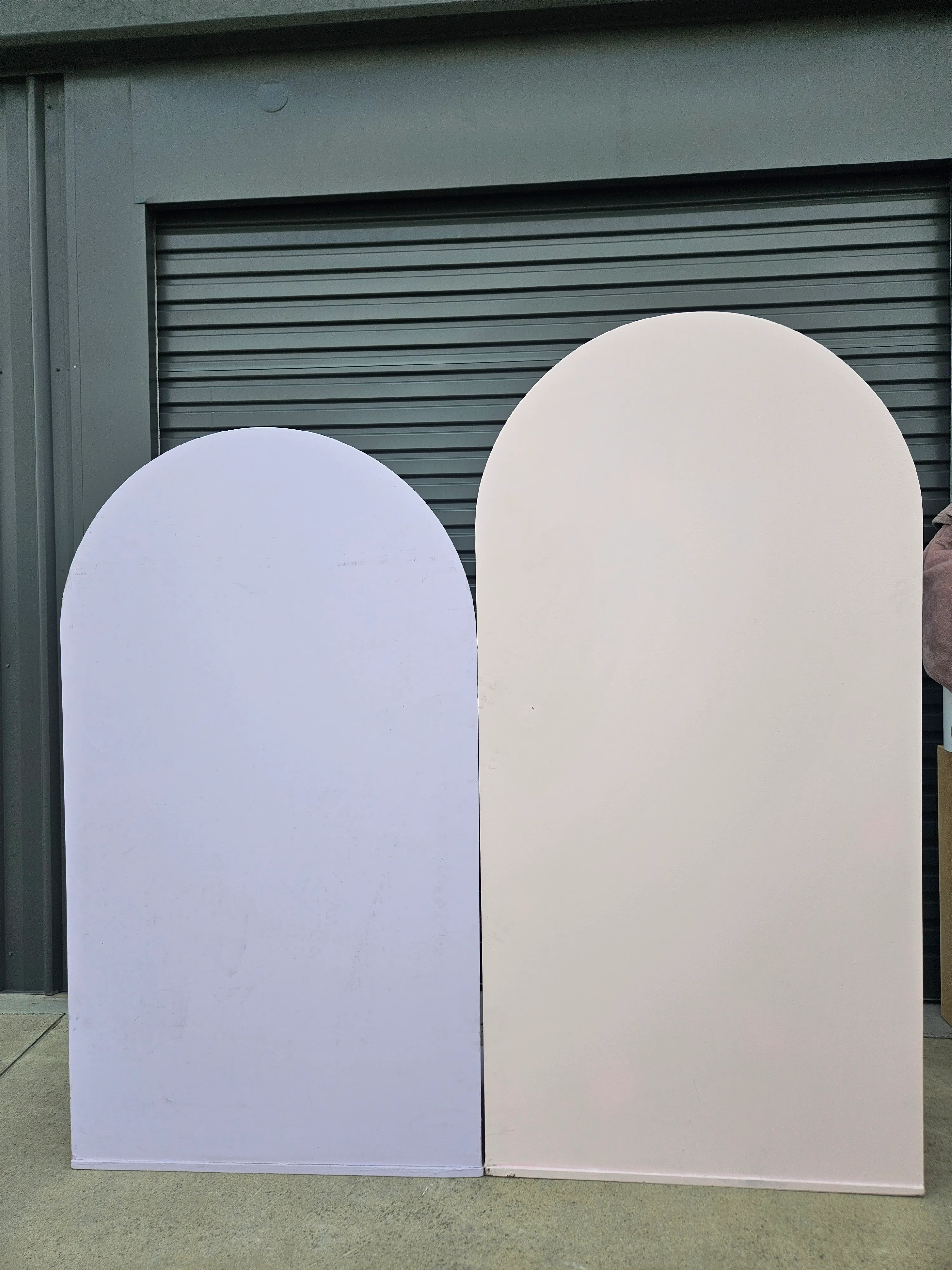 Baby Pink Arch Backdrop - 900 x 1800