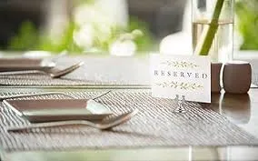 Harp Style Silver Card or Table Number Holders