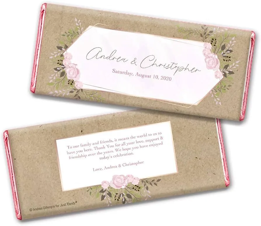 Customised Belgian Chocolate bars