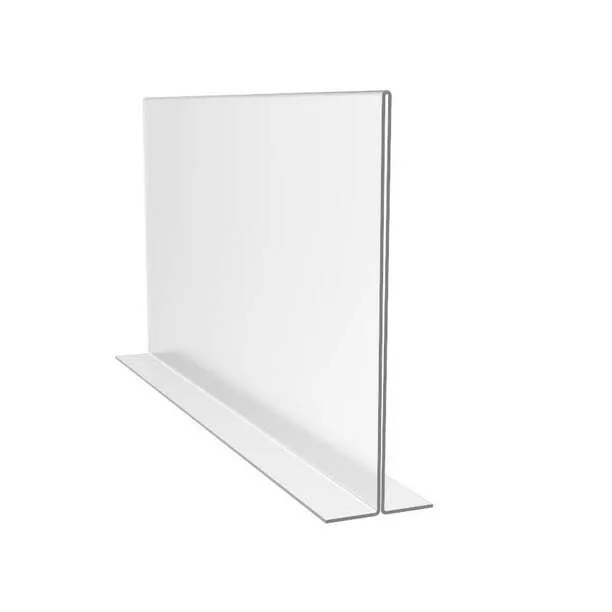 Clear Acrylic A5 Stands - Menu, Table Number, sign