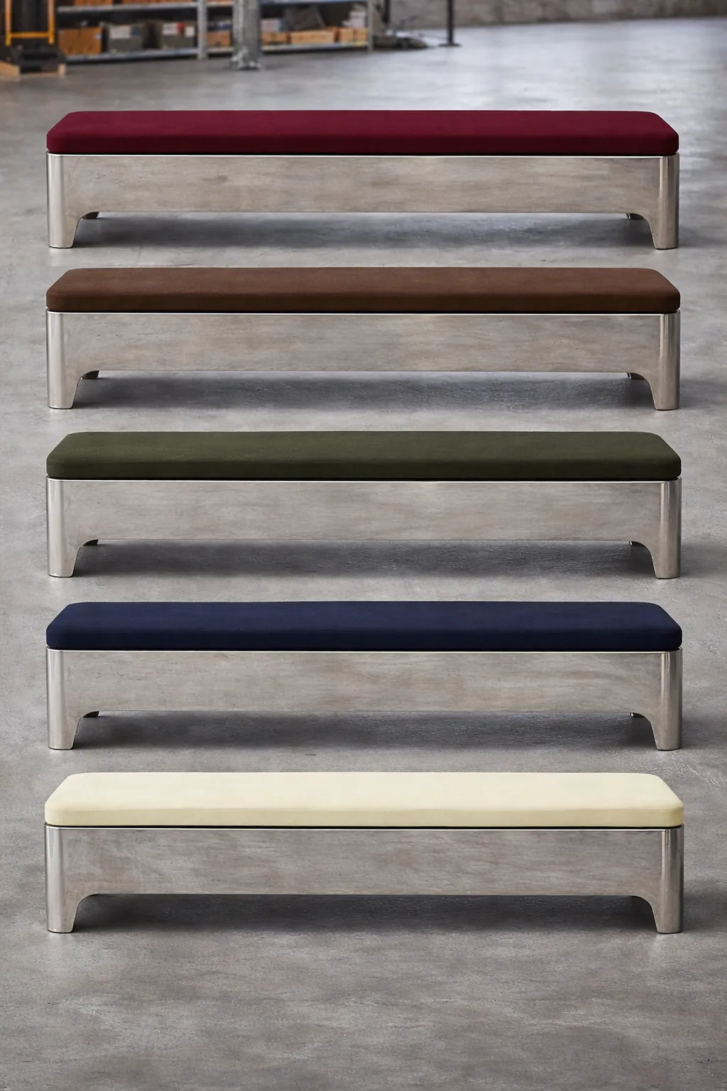 The Atelier - NY Loft Industrial Art Deco Ottoman