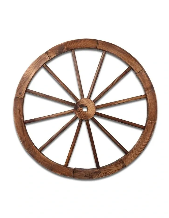 Jed Wagon Wheel - Wood 60cm
