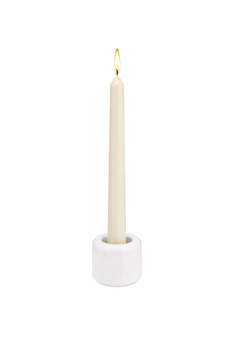 Porcelain Candle Holder - Dinner / Taper 