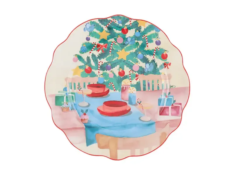 Christmasville 20cm Plate