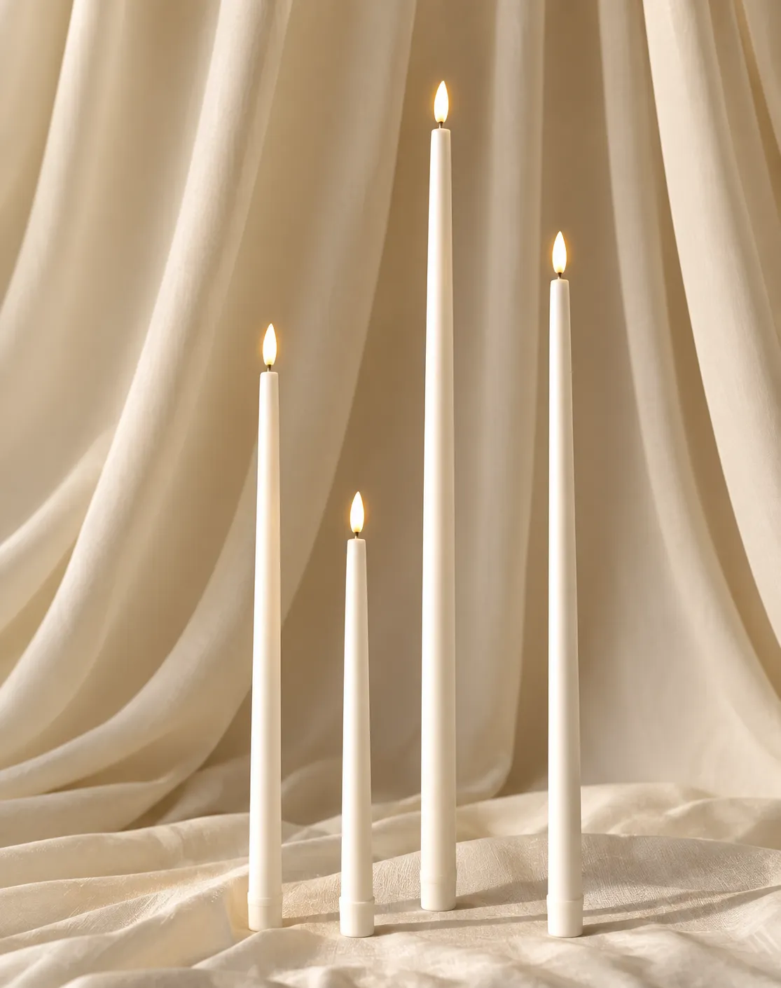 Lumière Taper LED Candle | White