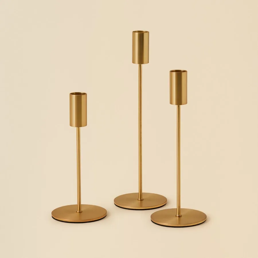 Sofia Elevare -  Gold Taper Set of 3