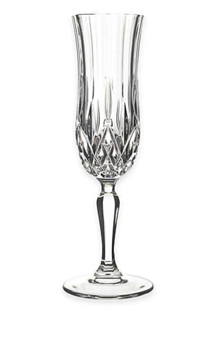 Crystal & Glass champagne flutes -Various