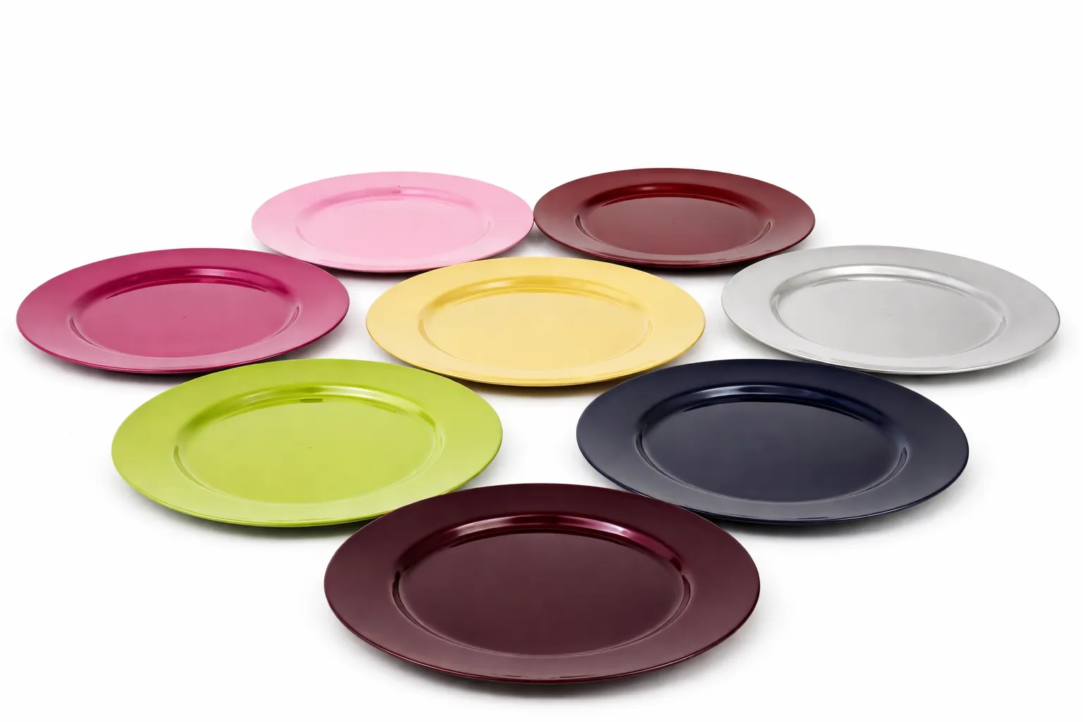 Gloss Colour Charger Plates