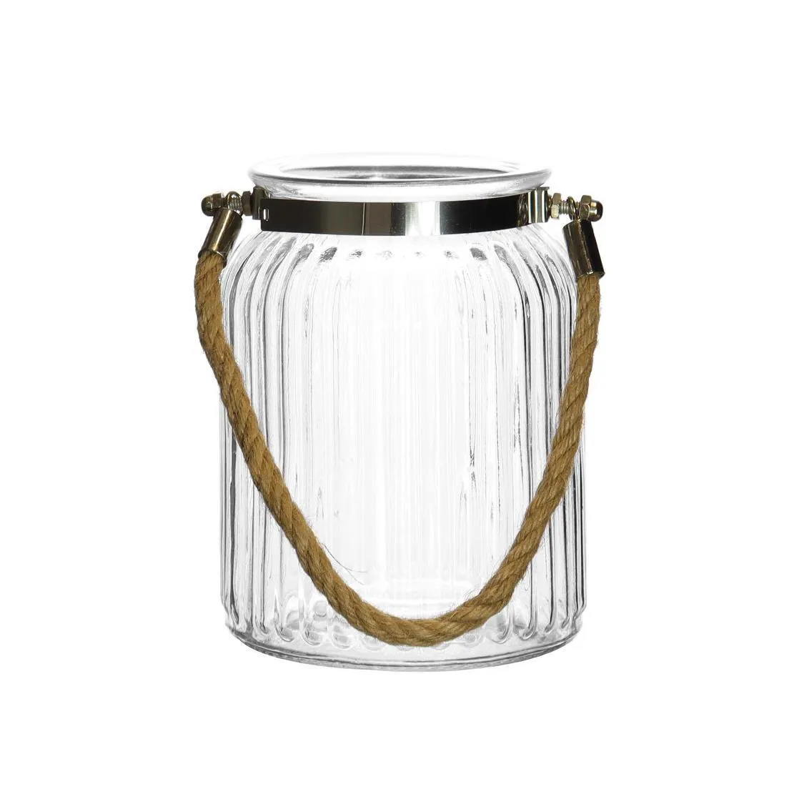 GiGi Ribbed Hurricane Vase - Multiple Colours