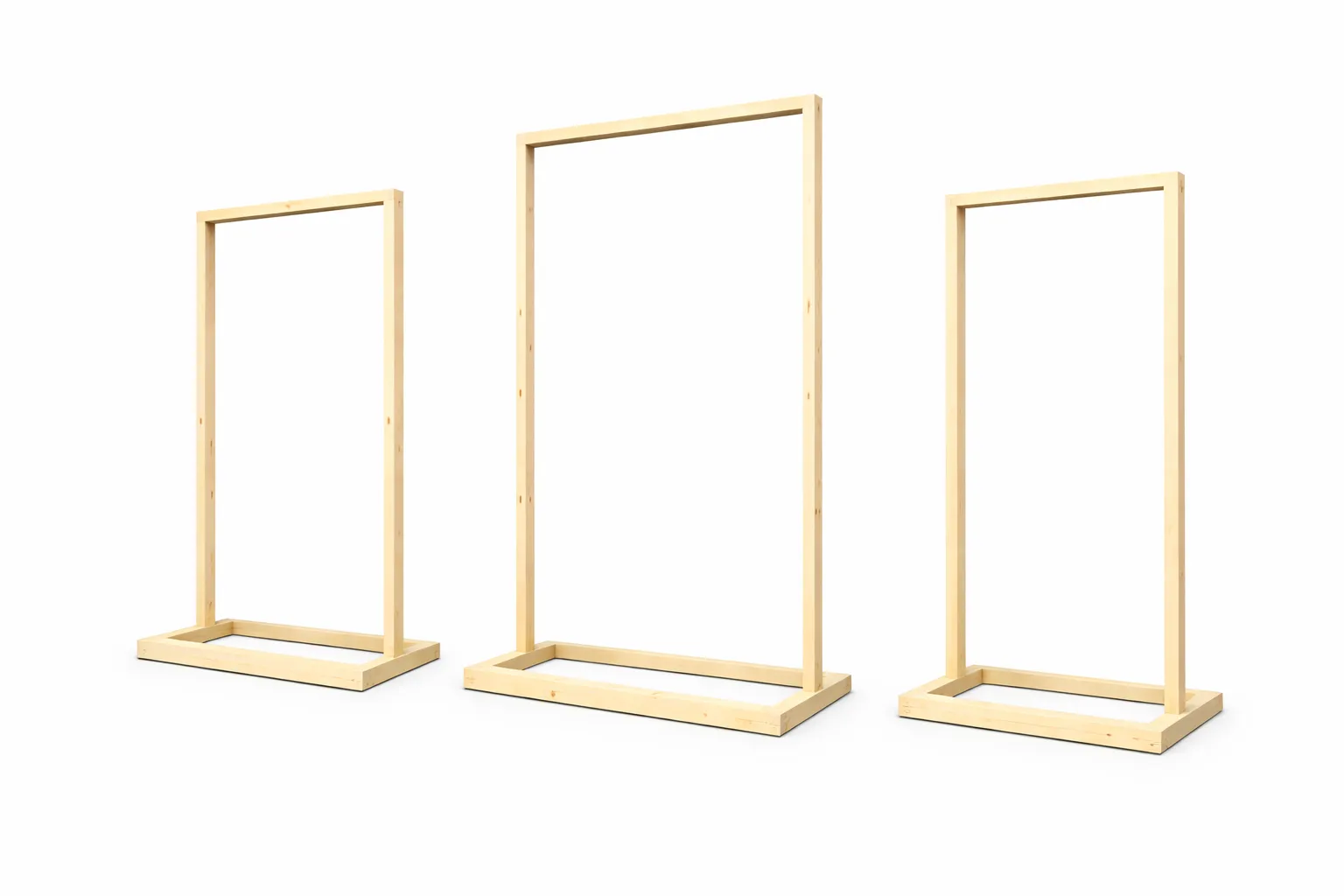Wood Backdrop frames with base