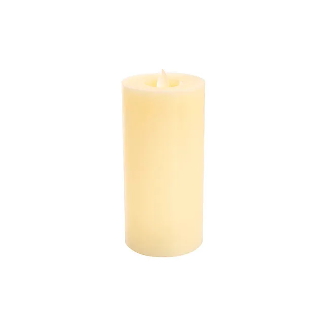 Sofia "Real Look" LED 14cm x 8cm Candles - Ivory White