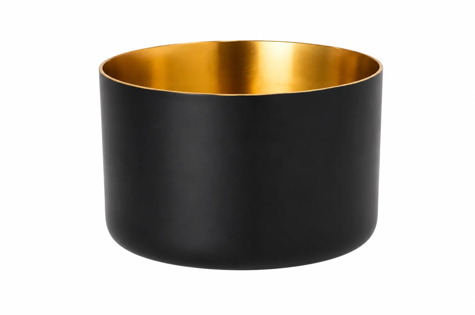 NOIR GOLD TEALIGHT HOLDER | MATTE BLACK