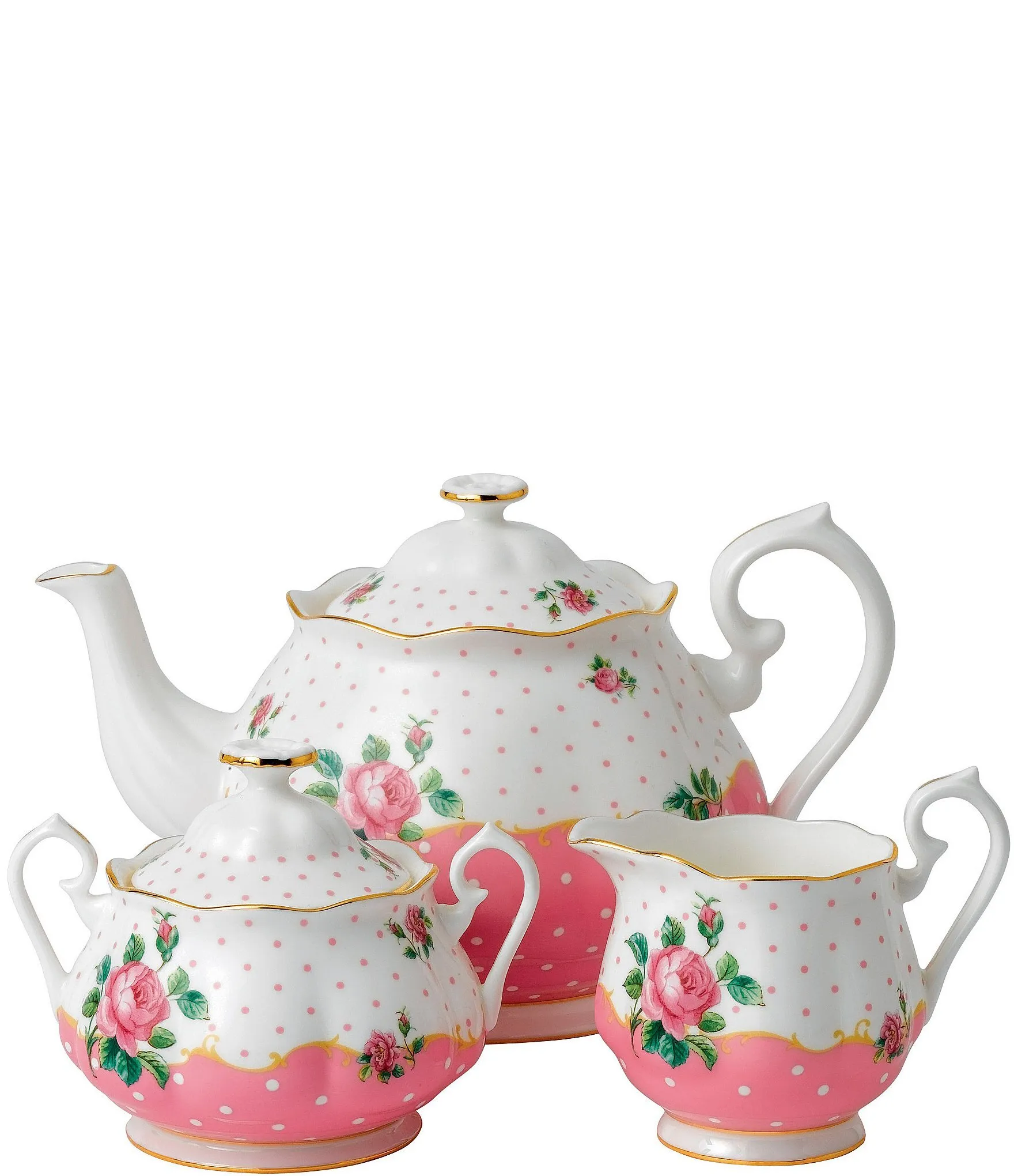 Royal Albert "Cheeky" 3 piece set - Teapot, Sugar bowl and creamer