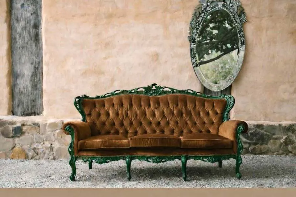 Louis XV Couch - 3 Seater