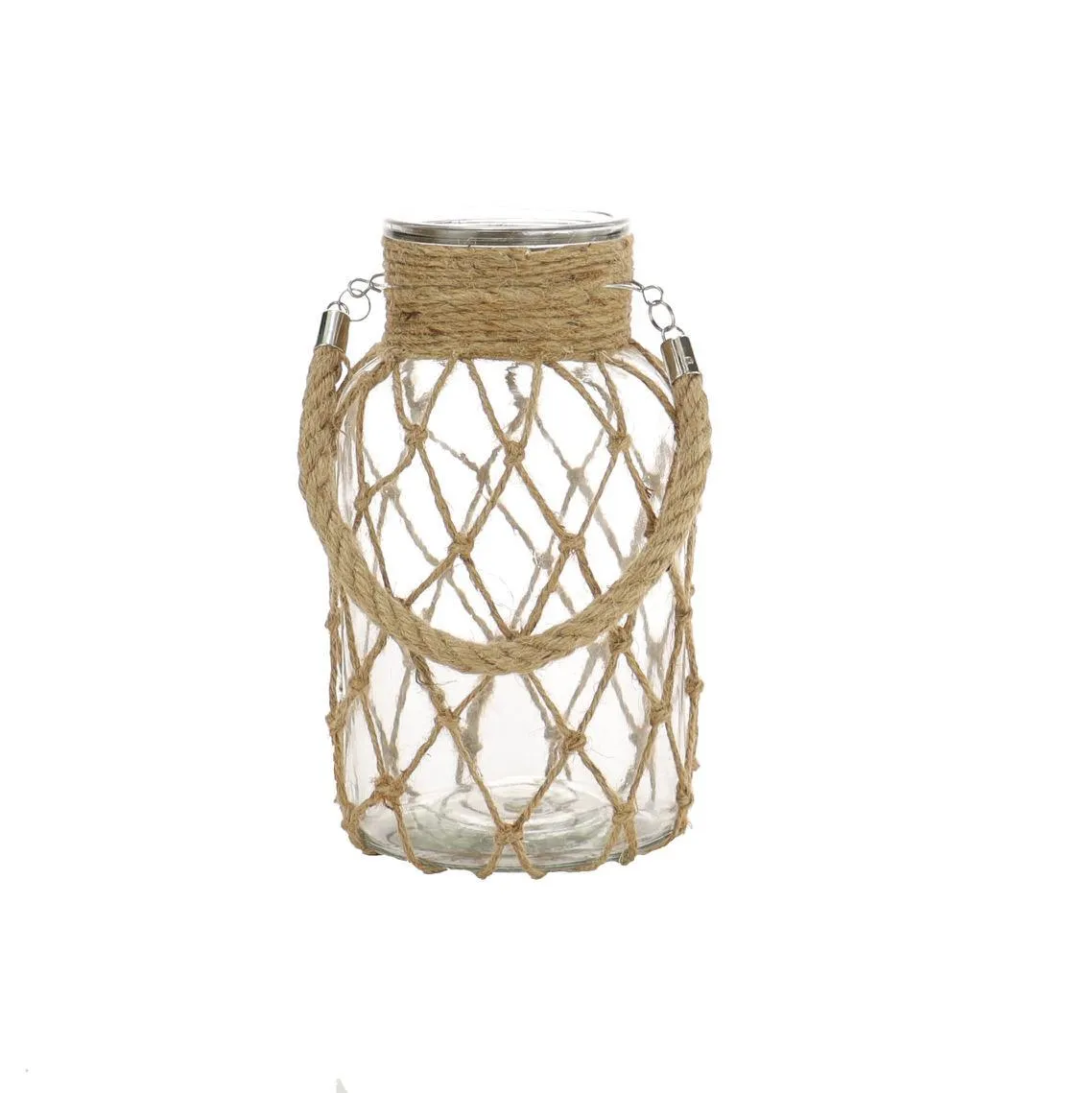 GiGi Jute Glass vase
